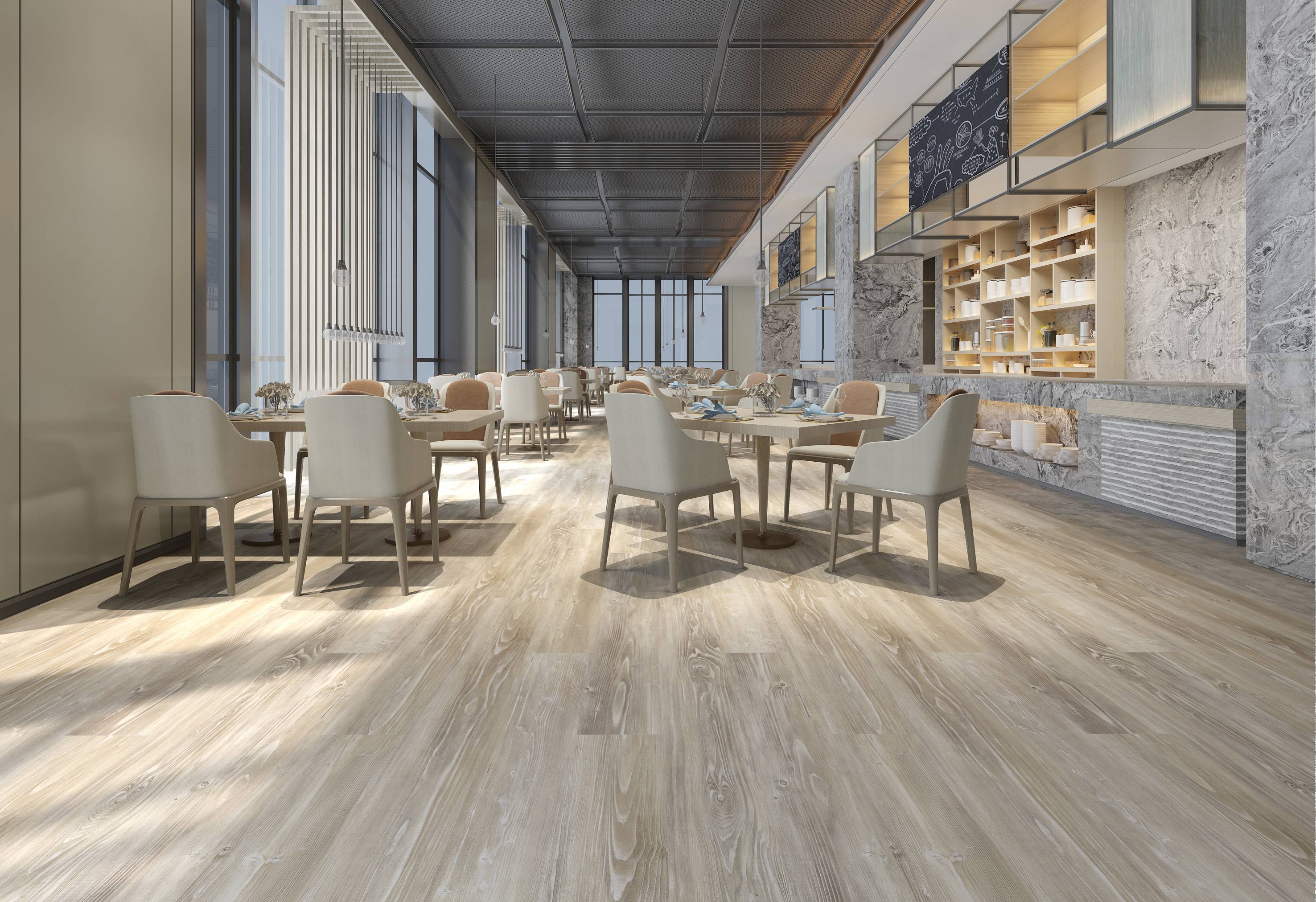 SPC Flooring for Workspaces